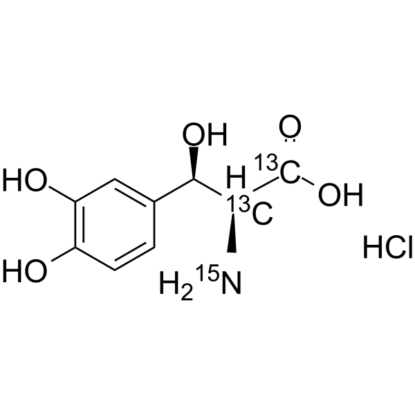 Droxidopa-13C2,15N hydrochloride