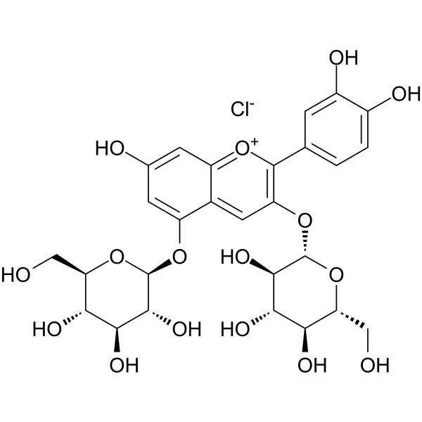 氯化失车菊素-3,5-O-双葡萄糖苷