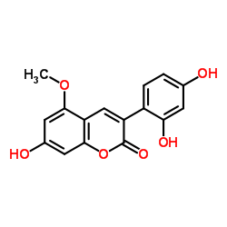 3-(2,4-二羟基苯基)-7-羟基-5-甲氧基-2H-1-苯并吡喃-2-酮