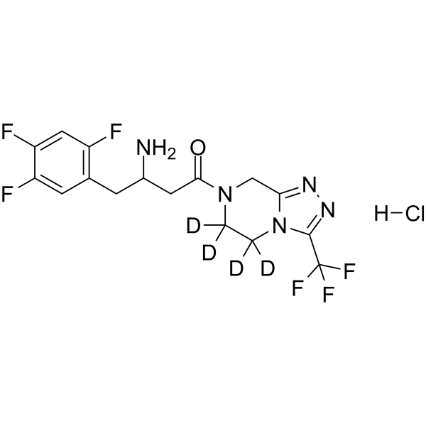 rac-Sitagliptin-d4 hydrochloride