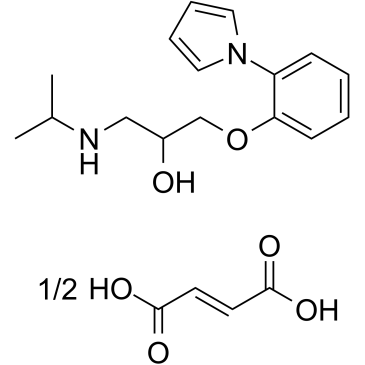 Isamoltane hemifumarate