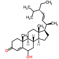 6-羟基豆甾-4,22-二烯-3-酮