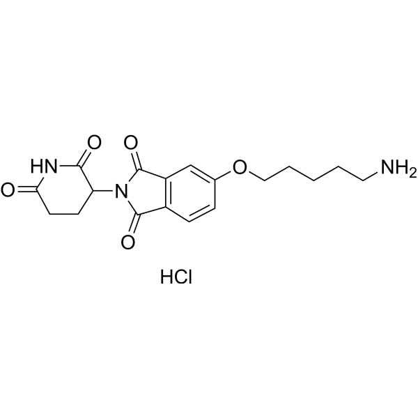 Thalidomide-5-O-C5-NH2 hydrochloride