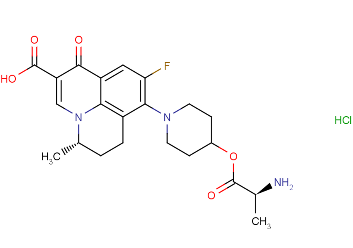 Alalevonadifloxacin HCl