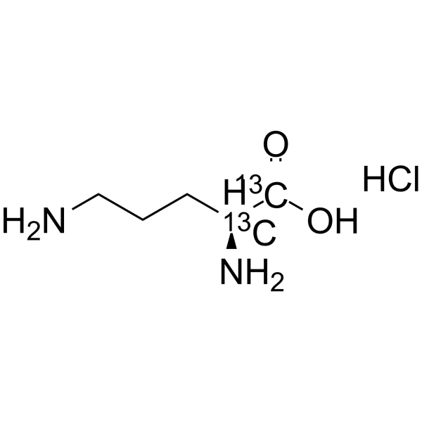 L-Ornithine-1,2-13C2 hydrochloride