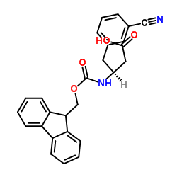 (S)-3-((((9H-芴-9-基)甲氧基)羰基)氨基)-4-(3-氰基苯基)丁酸