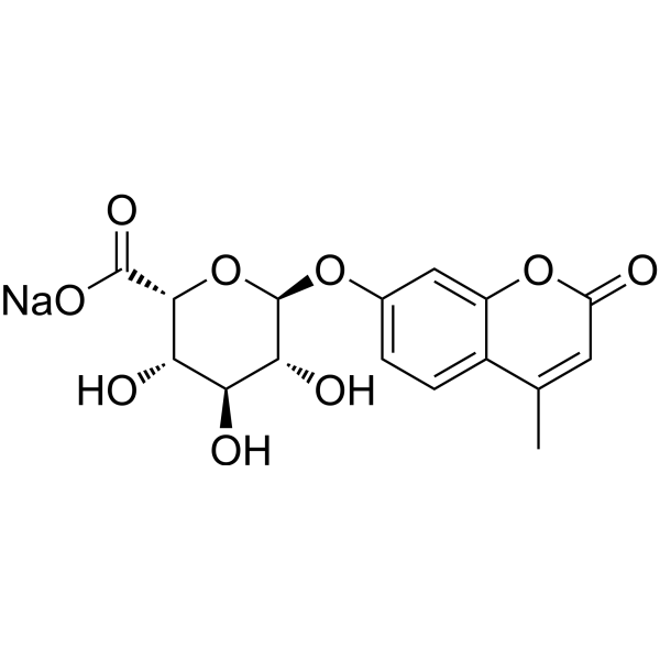 4-甲基伞形酮基α-L-异吡喃葡萄糖醛酸,钠盐