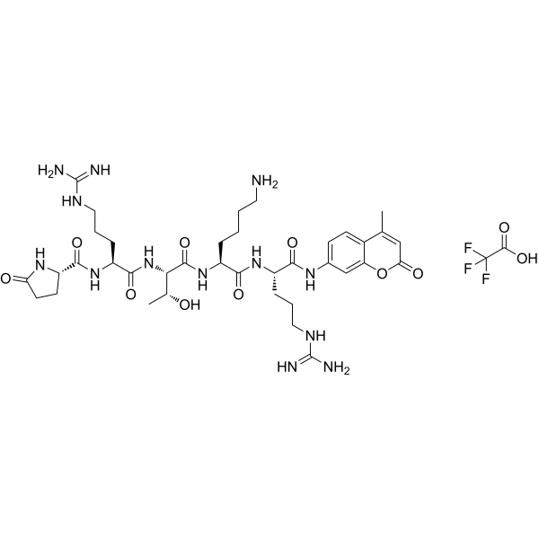 Pyr-Arg-Thr-Lys-Arg-AMC TFA