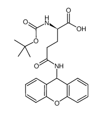 N-[叔丁氧羰基]-N'-9H-氧杂蒽-9-基-D-谷氨酰胺