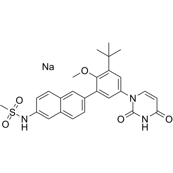 Dasabuvir sodium