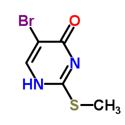 5-溴-2-(甲硫基)嘧啶-4(3H)-酮