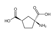 反-(1S,3R)-1-氨基-1,3-环戊烷二羧酸