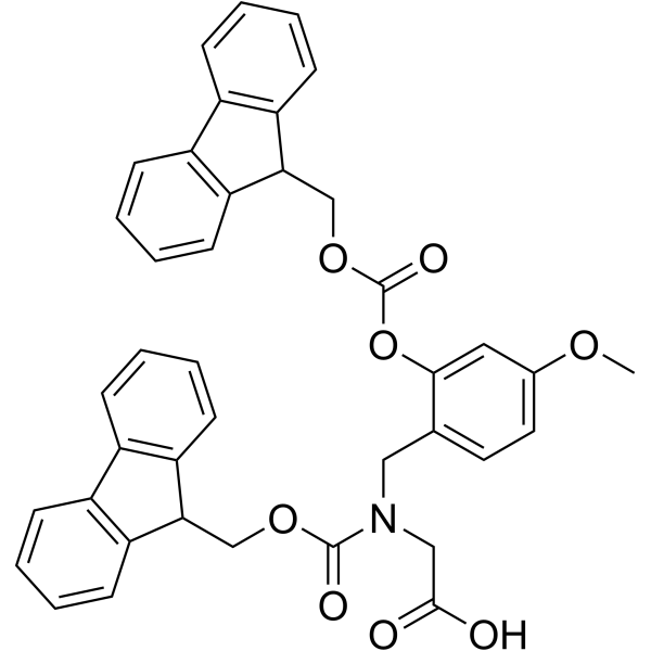 Fmoc-(Fmoc-Hmb)-Gly-OH