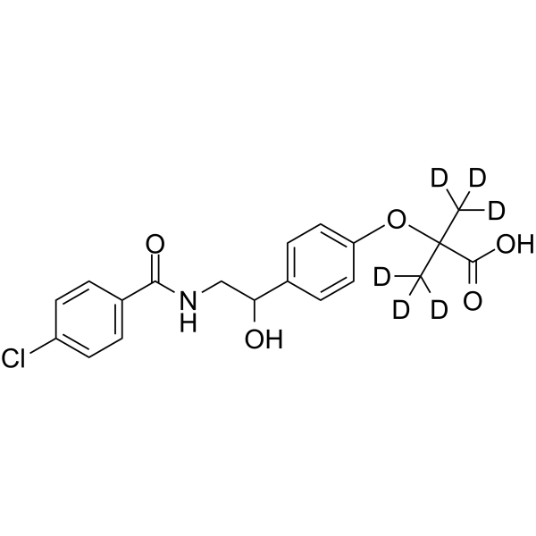 Hydroxy Bezafibrate-d6