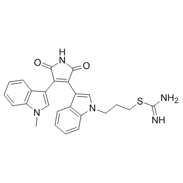 Ro 31-8220甲磺酸盐(二吲哚基顺丁烯二酰亚胺 IX)