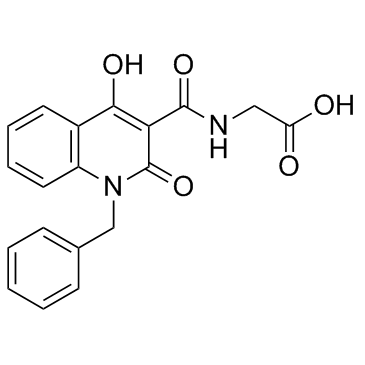 N-[[4-羟基-2-氧代-1-(苯基甲基)-1,2-二氢-3-喹啉基]羰基]甘氨酸