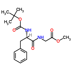 N-(叔丁氧羰基) 苯丙氨酰甘氨酸甲酯