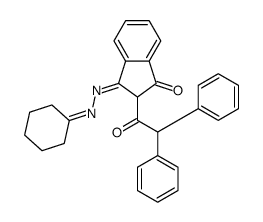 2-二苯基乙酰基-3-(环己基-腙基)茚满-1-酮