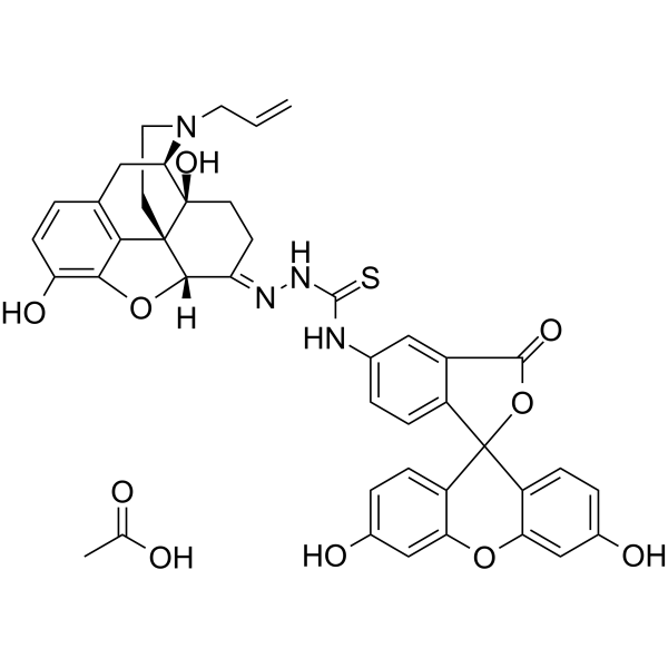 Naloxone fluorescein acetate