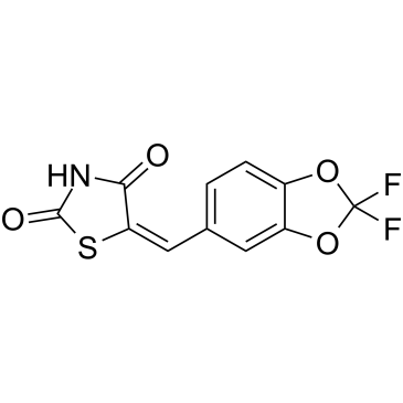 5-[(2,2-二氟-1,3-苯并二恶茂-5-基)亚甲基]噻唑烷-2,4-二酮