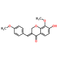 (E)-7-羟基-8-甲氧基-3-(4-甲氧基苯亚甲基)色满-4-酮