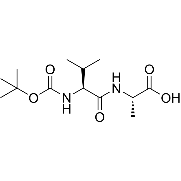 (S)-2-((S)-2-((叔丁氧基羰基)氨基)-3-甲基丁酰胺基)丙酸