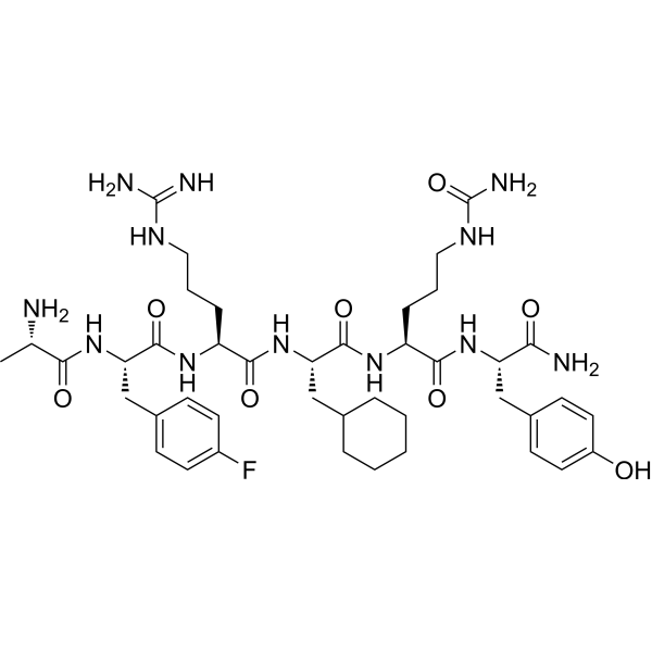 Ala-parafluoroPhe-Arg-Cha-Cit-Tyr-NH2