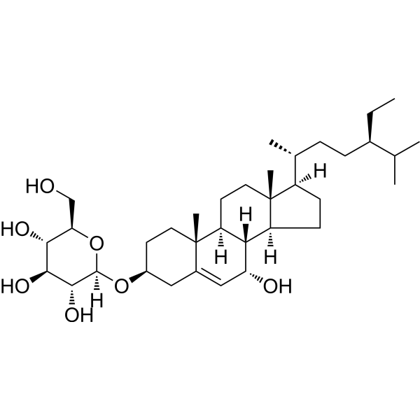 7alpha-羟基谷甾醇 3-O-beta-D-葡萄糖苷