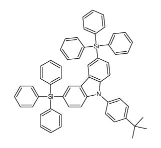 9-(4-叔丁基苯基)-3,6-双(三苯基甲硅烷基)-9H-咔唑