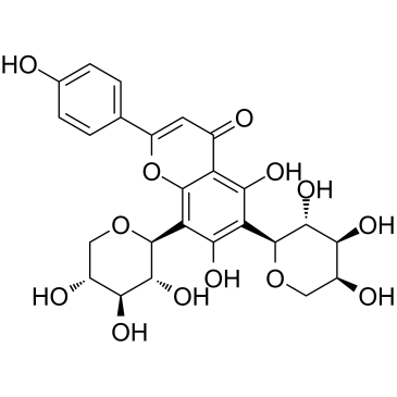 芹菜素-6-C-α-L-阿拉伯糖-8-C-β-D-木糖苷