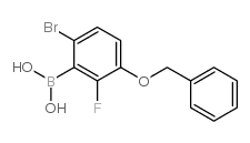 3-(苄氧基)-6-溴-2-氟苯基硼酸