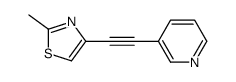 3-[(2-甲基-1,3-噻唑-4-基)乙炔基]吡啶