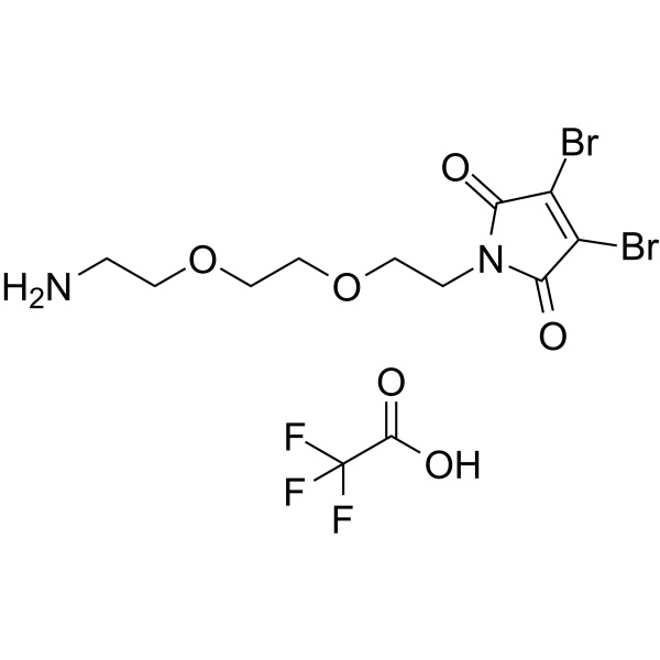 3,4-Dibromo-Mal-PEG2-amine TFA