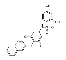 2,4-二氯-N-[3,5-二氯-4-(喹啉-3-基氧基)苯基]苯磺酰胺