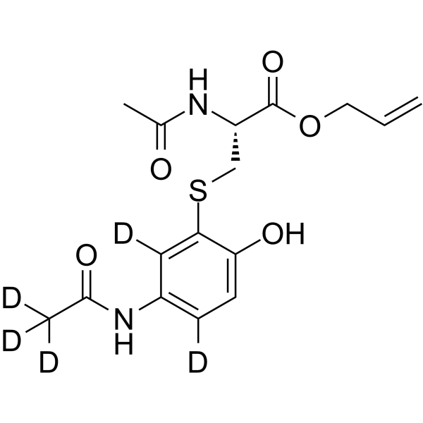 N-乙酰基-S-[3-乙酰氨基-6-羟基苯基]半胱氨酸-d5烯丙基酯