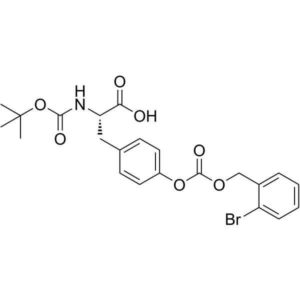 N-叔丁氧羰基-O-(2-溴苄氧羰基)-L-酪氨酸