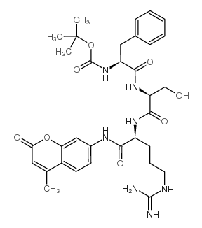 丁氧羰基-苯丙氨酰-丝氨酰-精氨酸-AMC