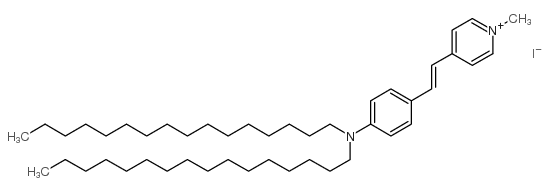 4-[2-[4-(双十六烷基氨基)苯基]乙烯基]-1-甲基吡啶碘化物