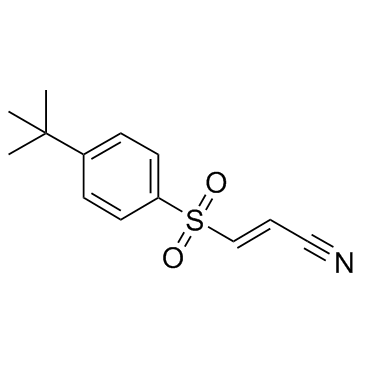 (2E)-3-[[4-叔丁基苯基]磺酰基]-2-丙烯腈