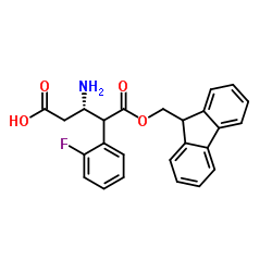 (S)-3-((((9H-芴-9-基)甲氧基)羰基)氨基)-4-(2-氟苯基)丁酸