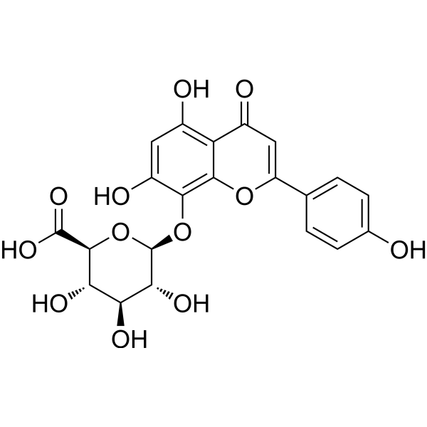 异野黄芩素-8-O-葡萄糖醛酸苷