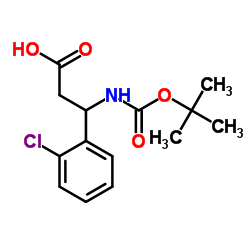 BOC-(S)-3-氨基-3-(2-氯苯基)-丙酸