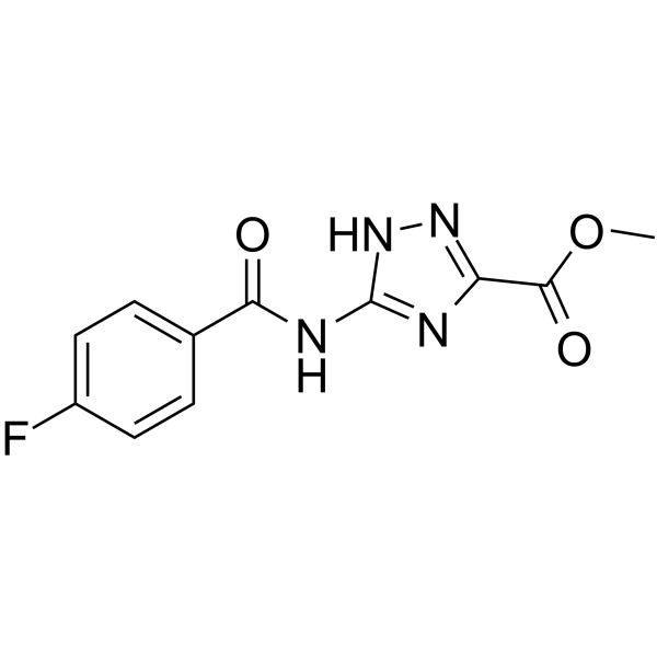 5-(4-氟苯甲酰胺)-4H-1,2,4-三唑-3-羧酸甲酯