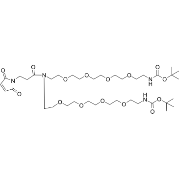 N-Mal-N-bis(PEG4-NH-Boc)