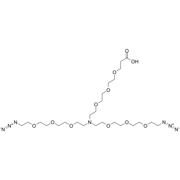 N-(acid-PEG3)-N-bis(PEG3-azide)