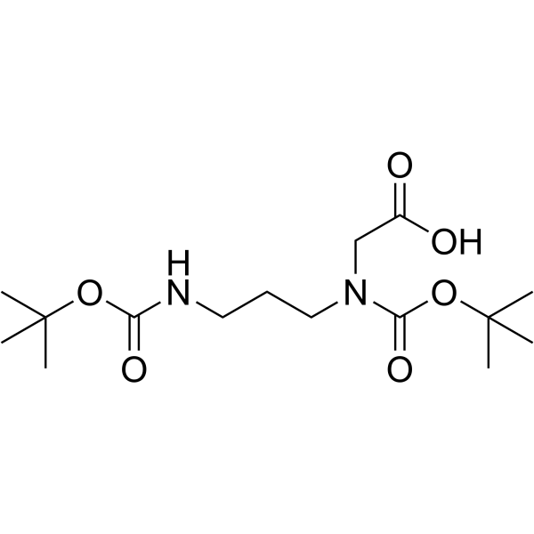 N-(叔丁氧羰基)-N-[3-(BOC-氨基)丙基]甘氨酸