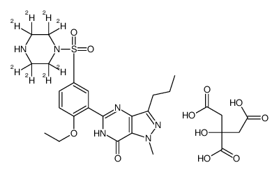 Desmethylsildenafil-d8 citrate