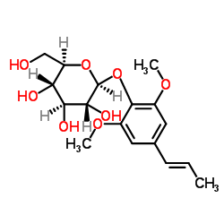 2,6-二甲氧基-4-(1E)-1-丙烯基苯基 beta-D-吡喃葡萄糖苷