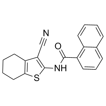 N-(3-氰基-4,5,6,7-四氢苯并[b]噻吩-2-基)-1-萘甲酰胺