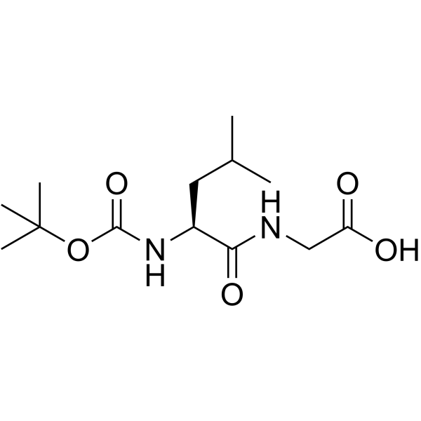 (S)-2-(2-((叔丁氧基羰基)氨基)-4-甲基戊酰胺)乙酸